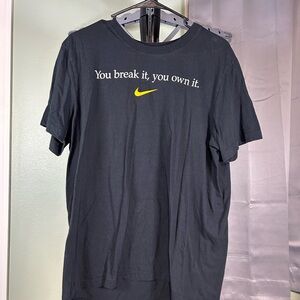 Nike Black T-Shirt for Men